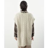 ケーブル編みＢＩＧニットベスト | rps | 詳細画像27 