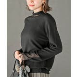 ブラック | カットシャーリングメッシュ切替プルオーバー | rps