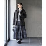 裏ボアフード付きキルティングショートコート | rps | 詳細画像10 