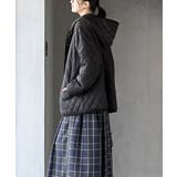 裏ボアフード付きキルティングショートコート | rps | 詳細画像11 