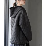 裏ボアフード付きキルティングショートコート | rps | 詳細画像15 