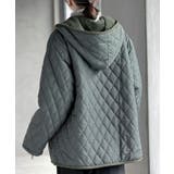 裏ボアフード付きキルティングショートコート | rps | 詳細画像8 