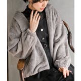 モカ | フェイクファージップパーカー | rps