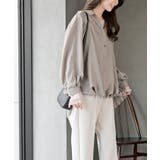 BACKプリーツ裾タックブラウス | rps | 詳細画像12