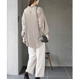 BACKプリーツ裾タックブラウス | rps | 詳細画像13