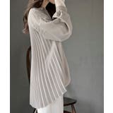 BACKプリーツ裾タックブラウス | rps | 詳細画像16