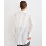 BACKプリーツ裾タックブラウス | rps | 詳細画像20