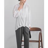 BACKプリーツ裾タックブラウス | rps | 詳細画像3