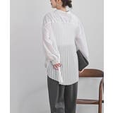 BACKプリーツ裾タックブラウス | rps | 詳細画像4