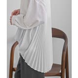 BACKプリーツ裾タックブラウス | rps | 詳細画像7