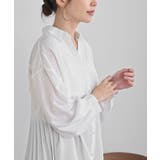 BACKプリーツ裾タックブラウス | rps | 詳細画像9