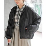 ブラック | ナイロンバルーンフードジップブルゾン | rps