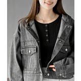 ショート丈フードＧジャン | rps | 詳細画像6 