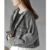 ブラック | ショート丈フードＧジャン | rps