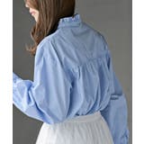 衿フリルボータイシャツ | rps | 詳細画像25 