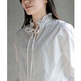 衿フリルボータイシャツ | rps | 詳細画像6 