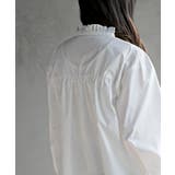 衿フリルボータイシャツ | rps | 詳細画像8 