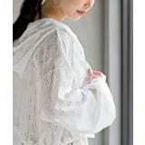 レース透かし編みパーカー | rps | 詳細画像9 