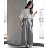 多釦ビスチェ×ワイドパンツセットアップ | rps | 詳細画像24 