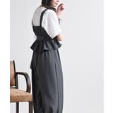 多釦ビスチェ×ワイドパンツセットアップ | rps | 詳細画像3 