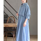 ドロスト8分袖シャツ×キャミワンピースデニムセットアップ | rps | 詳細画像15