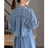 ドロスト8分袖シャツ×キャミワンピースデニムセットアップ | rps | 詳細画像20