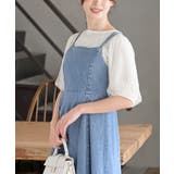 ドロスト8分袖シャツ×キャミワンピースデニムセットアップ | rps | 詳細画像24