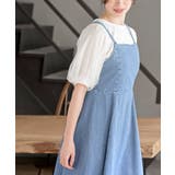 ドロスト8分袖シャツ×キャミワンピースデニムセットアップ | rps | 詳細画像26