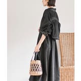 ドロスト8分袖シャツ×キャミワンピースデニムセットアップ | rps | 詳細画像3