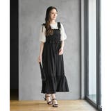 リボン付きシャーリングキャミワンピース | rps | 詳細画像11 