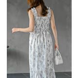 リボン付きシャーリングキャミワンピース | rps | 詳細画像4 