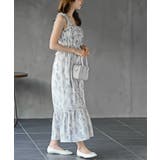 リボン付きシャーリングキャミワンピース | rps | 詳細画像5 