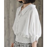 ＢＩＧカラーシャーリング６分袖ブラウス | rps | 詳細画像9 
