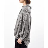 ＢＡＣＫレースアップ裾タックチェックブラウス | rps | 詳細画像26 