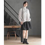 ＢＡＣＫレースアップ裾タックブラウス | rps | 詳細画像19 