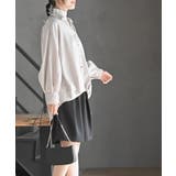 ＢＡＣＫレースアップ裾タックブラウス | rps | 詳細画像20 