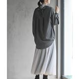 ＢＡＣＫレースアップ裾タックブラウス | rps | 詳細画像4 