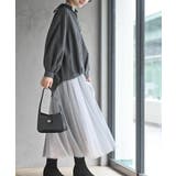 ＢＡＣＫレースアップ裾タックブラウス | rps | 詳細画像5 