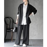 ブラック | テーラージャケット×ワイドパンツセットアップ | rps