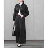 ブラック | ショートジャケット×パンツセットアップ | rps