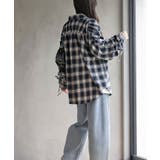 起毛チェックドロストスリーブワイドシャツ | rps | 詳細画像20