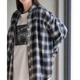 起毛チェックドロストスリーブワイドシャツ | rps | 詳細画像22