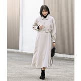 シャツブルゾン×キャミワンピース太コールセットアップ | rps | 詳細画像2 