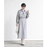 シャツブルゾン×キャミワンピース太コールセットアップ | rps | 詳細画像20 