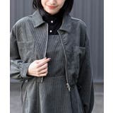 シャツブルゾン×キャミワンピース太コールセットアップ | rps | 詳細画像25 