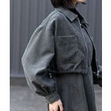 シャツブルゾン×キャミワンピース太コールセットアップ | rps | 詳細画像28 