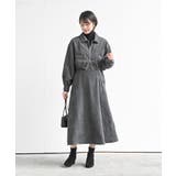 シャツブルゾン×キャミワンピース太コールセットアップ | rps | 詳細画像30 