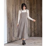 シャツブルゾン×キャミワンピース太コールセットアップ | rps | 詳細画像38 