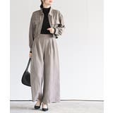 モカ | マイクロコールショートジャケット×パンツセットアップ | rps