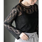 シアーネック総レースカットソー | rps | 詳細画像15 